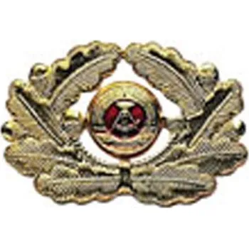 Armáda NVA/DDR Odznak NVA čepicový důstojnický VM ZLATÝ