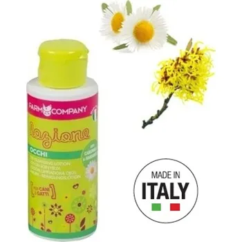 Kosmetika pro psa Farm Company čistič očí s heřmánkem a vilínem 100ml