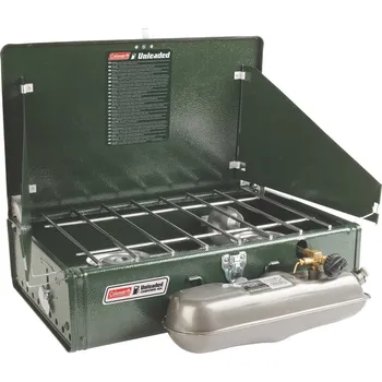 Turistický vařič Coleman Vařič dvouplotýnkový benzínový typ 424 kufříkový