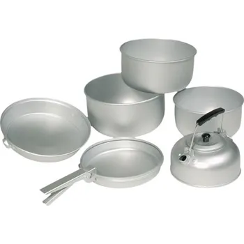 Kempingové nádobí MIL-TEC® Nádobí ALU na vaření 3 dílná sada s konvicí