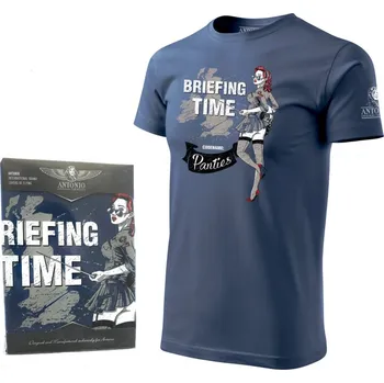 ANTONIO® Triko BRIEFING TIME MODRÉ