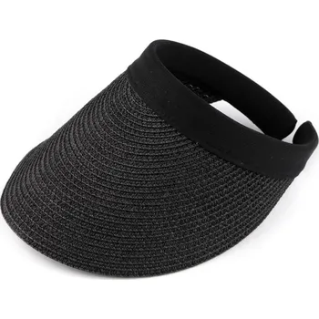 Klobouk Dámský letní kšilt pružný 3 černá