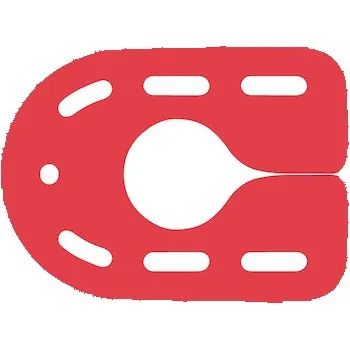 Plovací deska Plovák rehabilitační 550x400x38mm, mix barev