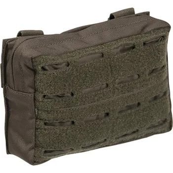 Airsoft MIL-TEC® Pouzdro malé LASER CUT horizontální MOLLE ZELENÉ
