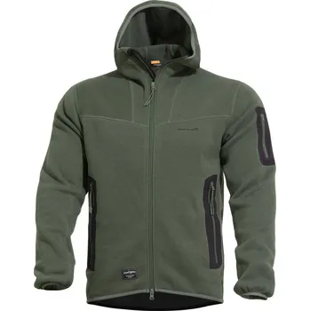 Pánská mikina Mikina FLEECE s kapucí FALCON PRO POLARTEC® ZELENÁ Mikina FLEECE s kapucí FALCON PRO POLARTEC® ZELENÁ vel. S