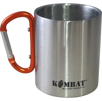 KOMBAT Hrnek CARABINER dvoustěnný NEREZ OCEL