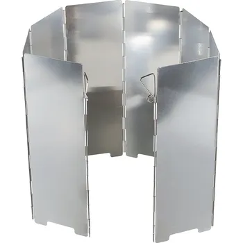 Outdoor vaření Závětří pro kempingové vařiče skládací 8 lamel