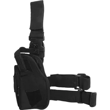 Airsoft MIL-TEC® Pouzdro pistolové stehenní LEVÉ ČERNÉ