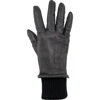 Rukavice Rukavice kožené ZIMNÍ s nápletem dámské ČERNÉ Rukavice kožené ZIMNÍ s nápletem dámské ČERNÉ vel. XL