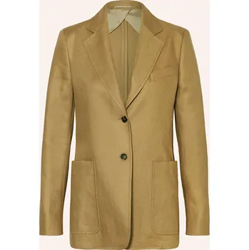 Dámské sako Max Mara Dámský Lněný Blejzr Guglia, velbloudí, 38