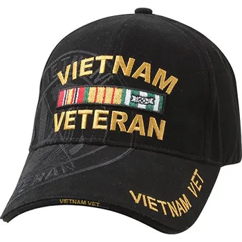 Pokrývka hlavy ROTHCO Čepice baseball DELUXE VIETNAM VET ČERNÁ