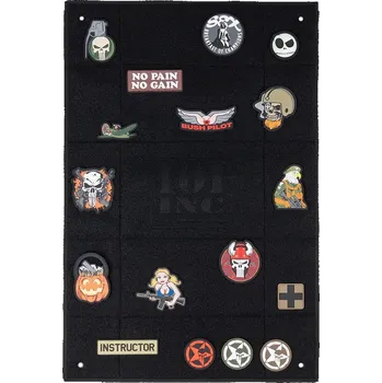 101INC Pořadač na nášivky malý ČERNÝ