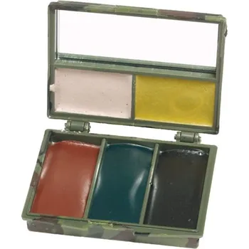 Airsoft MIL-TEC® Barvy maskovací KRABIČKA 5 barev se zrcátkem