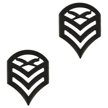 Armáda U.S. Odznak hodnostní USMC - SSgt. - ČERNÝ