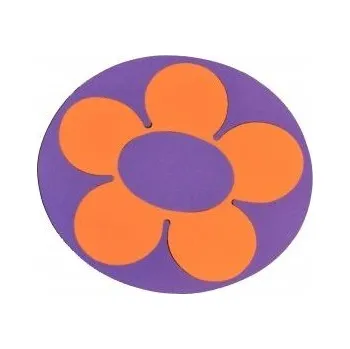 Podsedák Podsedák KYTIČKA - puzzle 240x210x8, fialová