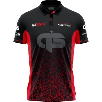 Red Dragon dres Gerwyn Price Iceman Inferno Tour červený Velikost: XXL
