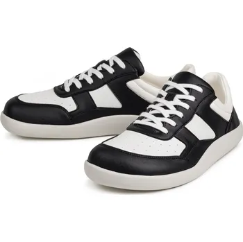 Pánské polobotky Ahinsa Shoes Ahinsa barefoot YUVA černobílé Velikost: 44