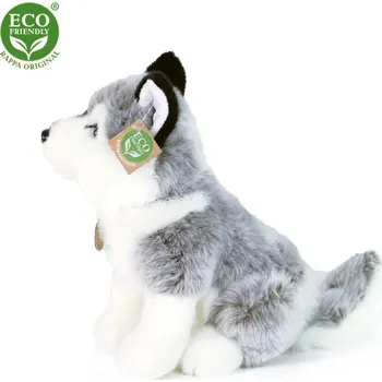 Dětské zboží Plyšový pes husky 30 cm ECO-FRIENDLY