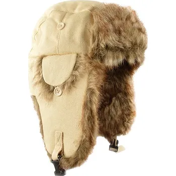 Čepice Beranice ruská ANTARTICA CANVAS BÉŽOVÁ Beranice ruská ANTARTICA CANVAS BÉŽOVÁ vel. 57