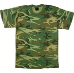 ROTHCO Triko dětské HEAVYWEIGHT WOODLAND