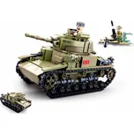 Sluban Stavebnice 2v1 ITALSKÝ TANK střední