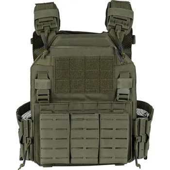 Neprůstřelná vesta 101INC Vesta QR nosič plátů lasercut ZELENÁ