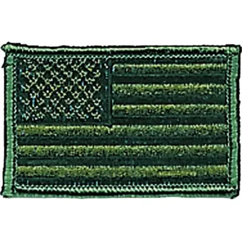Nášivka MIL-TEC® Nášivka US VLAJKA textil ZELENÁ