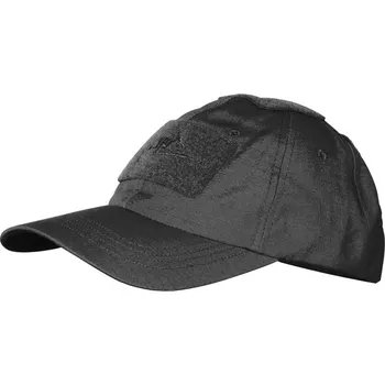 Kšiltovka Helikon-Tex® Čepice baseball suchý zip rip-stop ČERNÁ