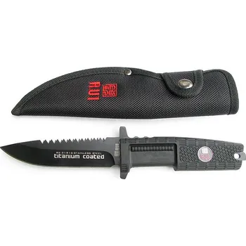 Bojový nůž K25 Nůž Tactical 31910 pevná čepel ČERNÝ