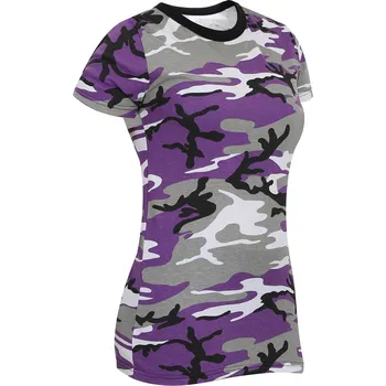 Dámské tričko Triko dámské prodloužené ULTRA VIOLET CAMO Triko dámské prodloužené ULTRA VIOLET CAMO vel. XL