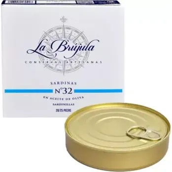 konzervovaná ryba Sardinky v olivovém oleji 20/25, N32 130 g La Brújula