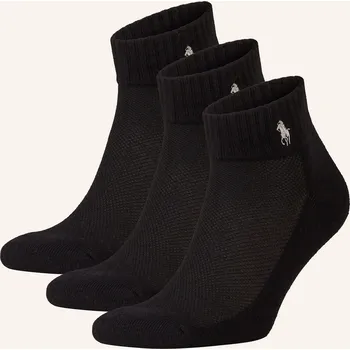 Dámské punčochy Polo Ralph Lauren Ponožky, 3 Páry V Balení, 002 black