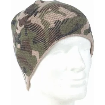 Čepice MIL-TEC® Čepice BEANIE pletená POLYACRYL WOODLAND