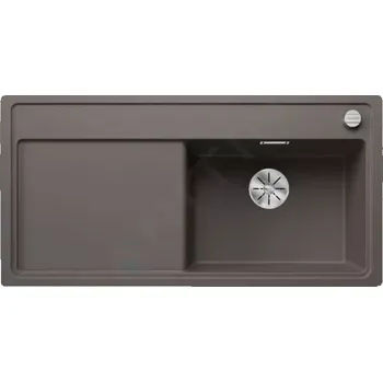 Granitový dřez Blanco Zenar XL 6 Silgranitový dřez, 988x498 mm, s ovládáním odtoku, InFino, šedá, 527375