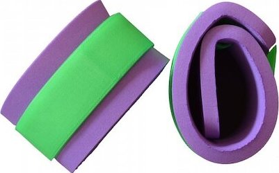 Nadlehčovací rukávky na AQUAEROBIC (pár)-neon zelený zip 550x120x15mm, fialová + neon zelený zip