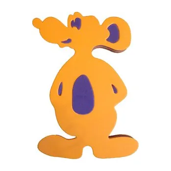 Plovací deska Plavecká deska MYŠÁK 400x250x38, oranžová