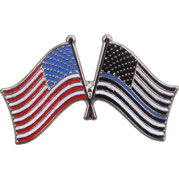 Vlajka ROTHCO Odznak vlajka USA barevná a s modrou linkou