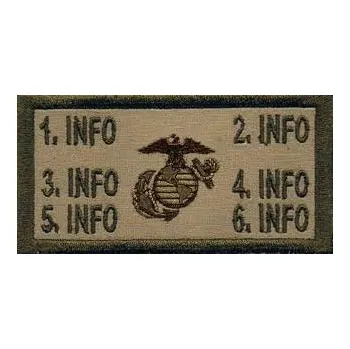 Nášivka MILITARY RANGE Nášivka USMC velcro
