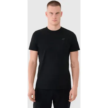 Pánské tričko Pánské triko 4F 4FWMM00TTSHM2256 DEEP BLACK M