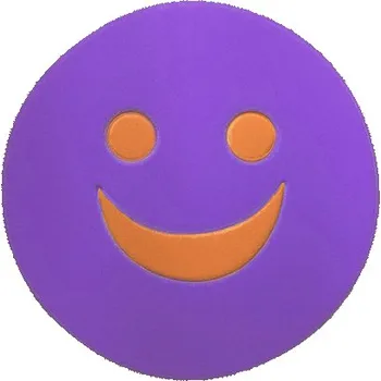 Baby deska SMAJLÍK 185x38mm, fialová pruh.