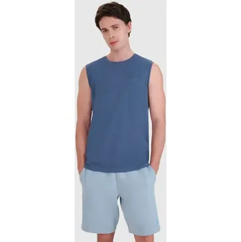 Pánské tílko Pánské tílko 4F 4FWMM00TSLEM125 DENIM M