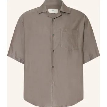 Pánská košile Ami Paris Pánská Košile Resort Boxy Fit, černošedá, 42