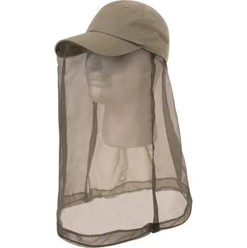 Pokrývka hlavy ROTHCO Čepice BASEBALL OPERATOR s moskytiérou KHAKI
