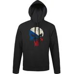 Mikina CZECH PUNISHER s kapucí ČERNÁ Mikina CZECH PUNISHER s kapucí ČERNÁ vel. M