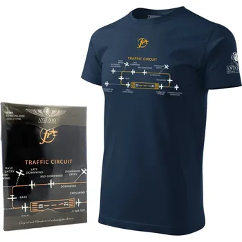 ANTONIO® Triko s letištním okruhem CIRCUIT MODRÉ