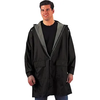 Módní doplněk Bunda nepromokavá s kapucí PVC ČERNÁ/ZELENÁ Bunda nepromokavá s kapucí PVC ČERNÁ/ZELENÁ vel. XXL