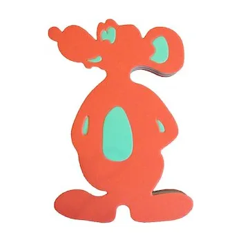 Plovací deska Plavecká deska MYŠÁK 400x250x38, červená