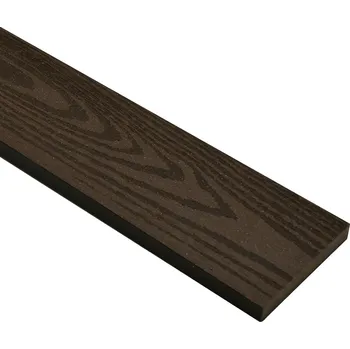 Plotovka WPC Plotovka rovná hlava 1,47 m – umělé dřevo – dřevoplast, tmavě hnědá Délka: 1,5 m