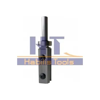 Fréza Drážkovací a ořezávací žiletková stopková fréza D19x50 S8 s horním ložiskem