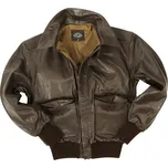 Bunda kožená US A2 s límcem HNĚDÁ Bunda kožená US A2 s límcem HNĚDÁ vel. L